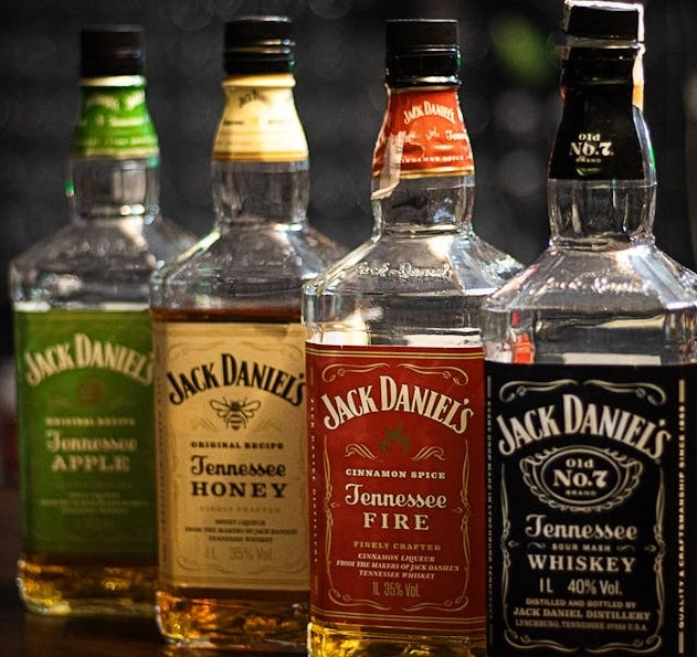 Range of Tennessee whiskey bottles on the shelf at ABLO Liquor Calgary